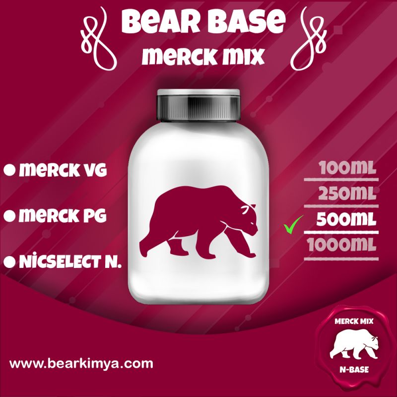 Merck mix 500 ml, 1489.35TL den başlayan fiyatlar ile Bear Kimya da